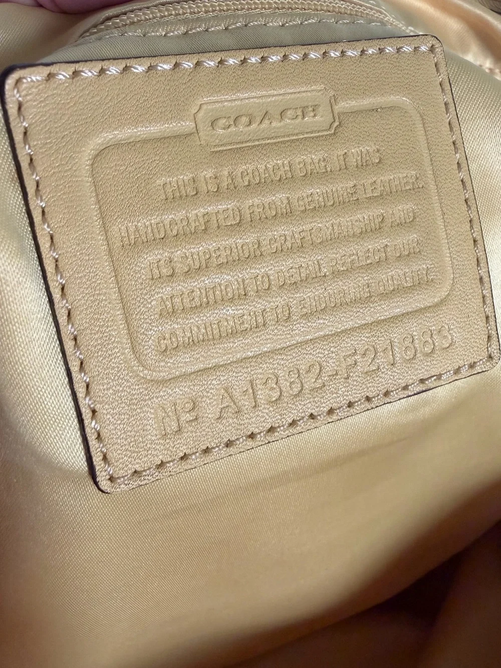 Coach 2013 Ashley Lace Eyelet Leather Carryall Yellow F21883